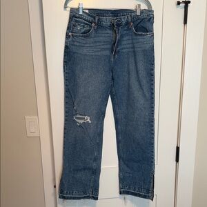 Stylish Gap Blue Distressed Jeans